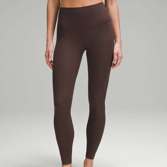 lululemon Align Ribbed High-Rise Pant Espresso Size 4 NWT - Picture 5 of 5
